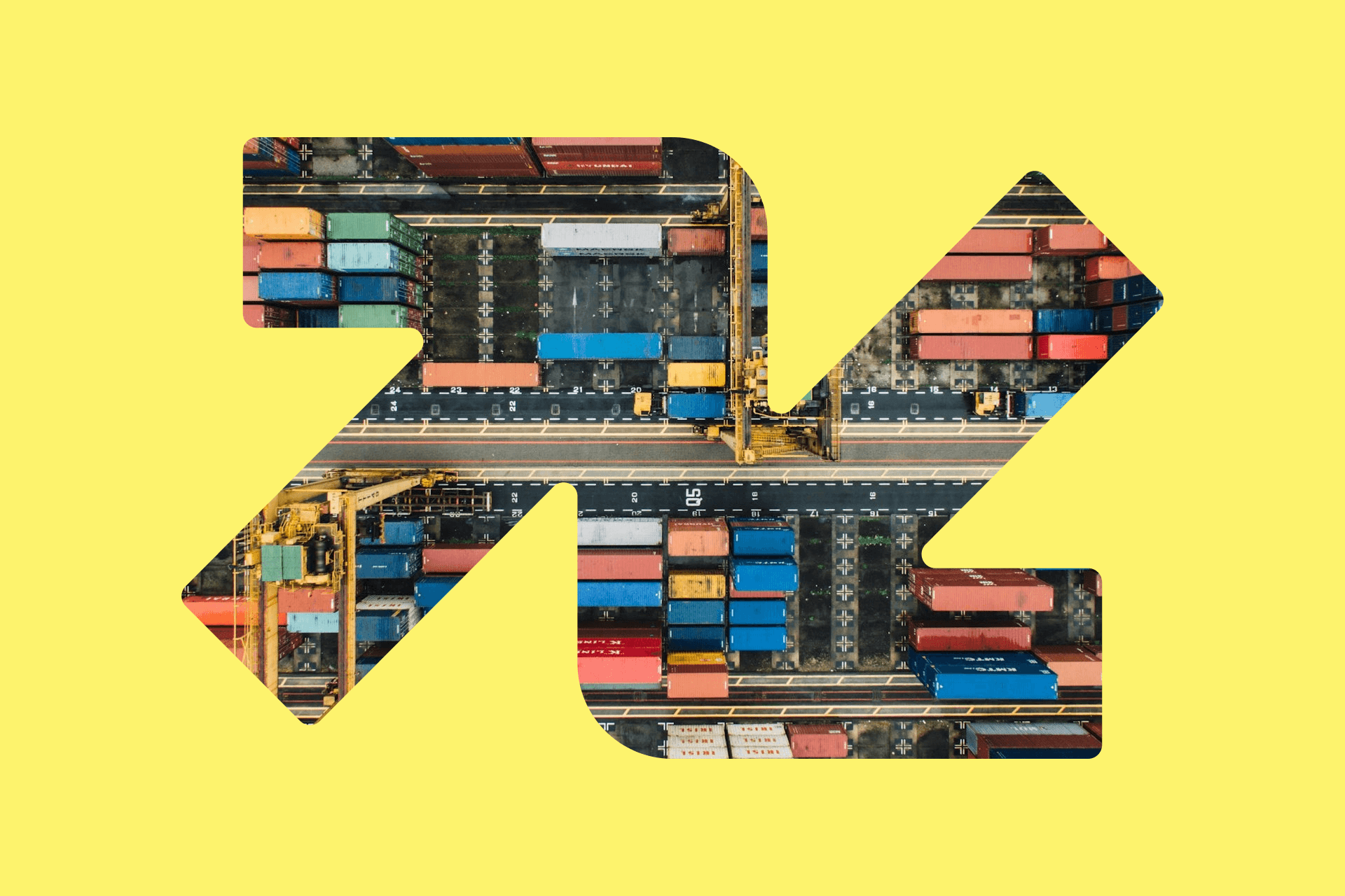 ShippZone logistics operations - shipping containers at port